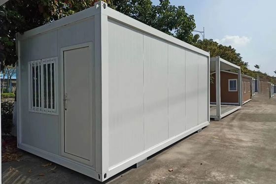 Дом Станция из оцинкованной стали Сэндвичная панель 20ft 40ft Контейнер Дом современный Prefab Flat Pack Жилой дом Контейнер