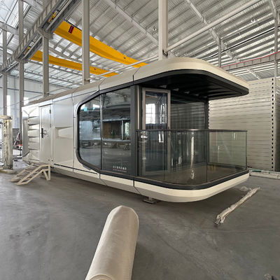 Отель Luxury Mobile Container House с открытой космической капсулой и коммерческим дизайном пространства