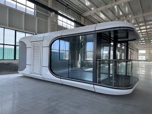 Роскошный туристический курорт Контейнерный дом Современный стильный 2-комнатный космический отель с алюминиевым окном