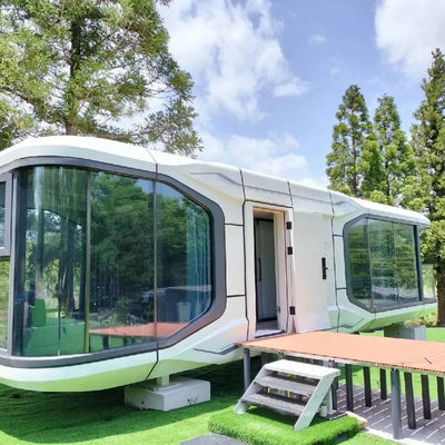 Современный стиль дизайна Smart Mobile Space Capsule Container Hotel Префабрикованная каюта Капсульный дом с дверью с бутербродом