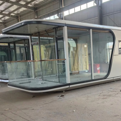 Современный стиль дизайна Smart Mobile Space Capsule Container Hotel Префабрикованная каюта Капсульный дом с дверью с бутербродом