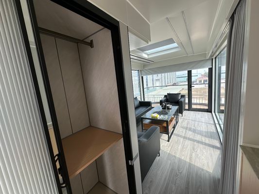 Современный Prefab Design Space Capsule Resort Hotel с сэндвич-панелью и дизайном 3D-модели