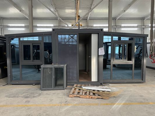 Дом быстро построить 40 футов 20 футов Prefab современный подвижной сборной виллы портативный индивидуальный макет расширяемый контейнерный дом