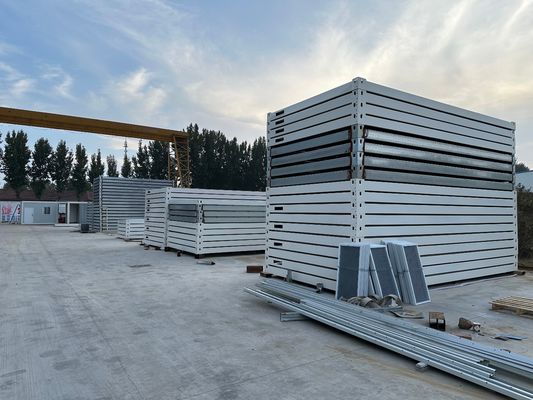 Настраиваемый размер Rotproof водонепроницаемая огнеупорная сталь 20ft 40ft Prefab Flat Pack Container House для легкой установки