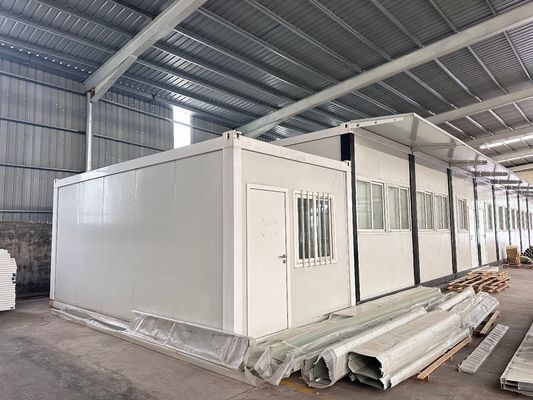 Настраиваемый размер Rotproof водонепроницаемая огнеупорная сталь 20ft 40ft Prefab Flat Pack Container House для легкой установки