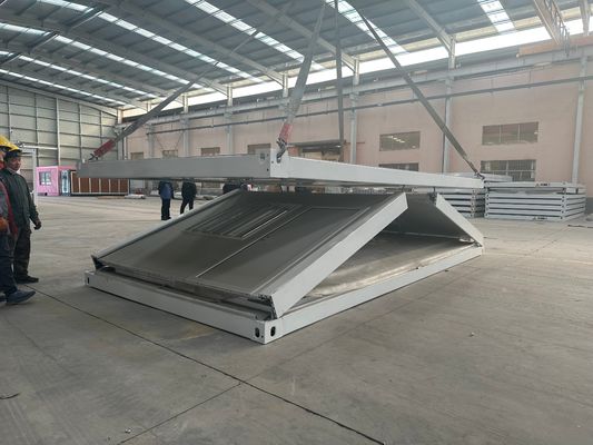 Стальной 20ft 30ft 40ft Prefab Сэндвич панель модульный Зигзаг складной контейнерный дом с сильной и стабильной структурой