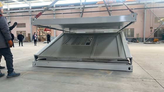 Экономичный многоцелевой индивидуальный сборный 20ft 40ft сэндвич панель складной контейнерный дом с оцинкованной стальной рамой