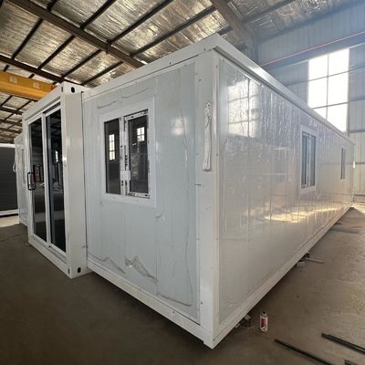 Стальной рамы портативный жилой расширяемый контейнерный дом для современного дизайна готовый к переезду в 20ft 30ft 40ft