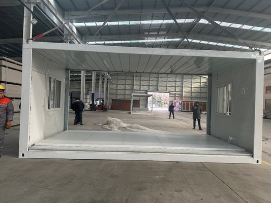 Современный простой стиль 20ft офис складный контейнер Дом план жилой контейнер Дом с и изолированные складываемые дома