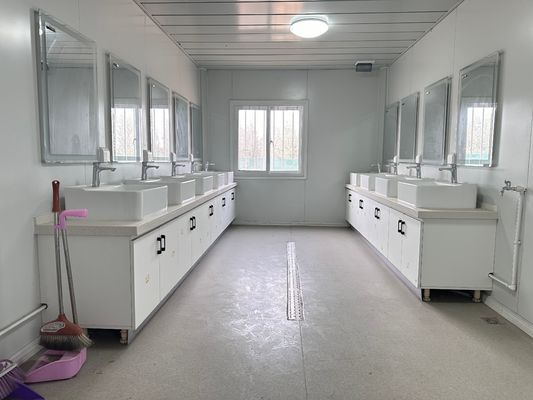 Транспорт и загрузка Быстрая сборка Мобильный модулированный контейнерный дом для гостиничных контейнеров