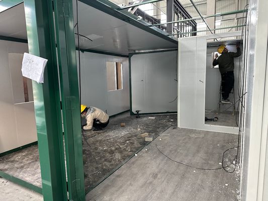 Легко устанавливать расширяемый модульный дом Вилла Структура из стали Роскошный контейнерный дом Ветроустойчивый Легкий сталь Преfabрикованный дом