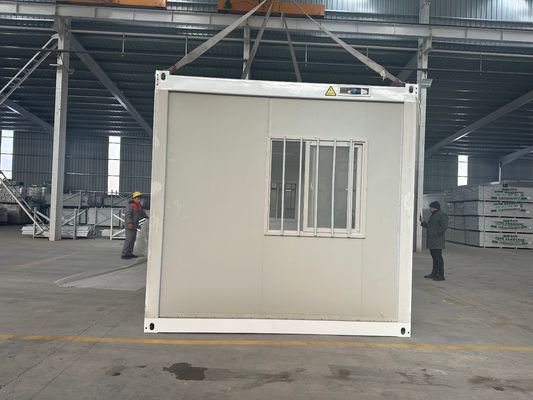 Легкая сборка Предназначенное предложение портативный 20ft Z складной модульной упаковки контейнерный дом с крышей EPS сэндвич-панель
