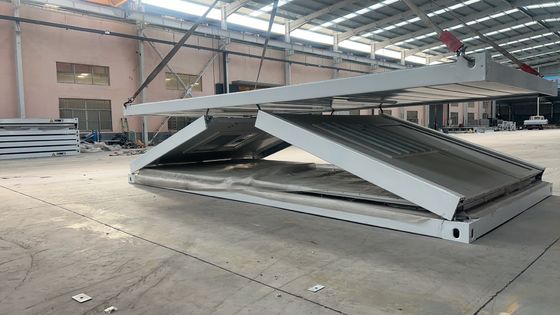 Настраиваемый цвет мобильный 20 40ft Prefab Steel Frame Зигзаговый складной контейнерный дом для легкой постройки Модульный сборный