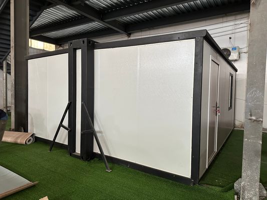 Специализированная спальня Легкая сталь Префабрикованный контейнер Расширяемый дом Быстрая установка Готовая 20ft доставка Префабрикованная вилла