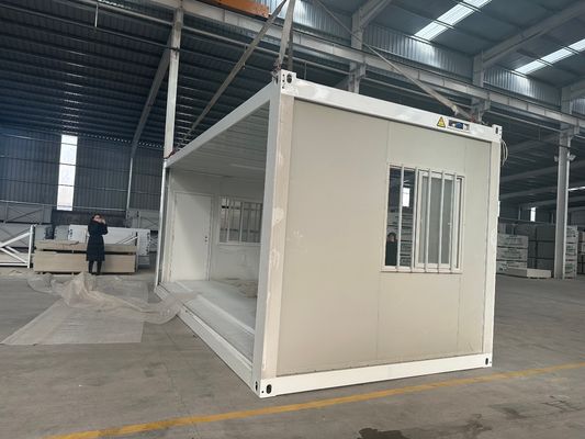 Легко устанавливать многофункциональный 20FT / 40FT настраиваемый мобильный предварительно сконструированный модульный дом с складной крошечной квартирой и контейнерным домом