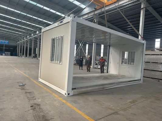 Устойчивый к погодным условиям материал 20ft 40ft Контейнерный складный дом Префабрикованный складный контейнерный дом для офиса и школы