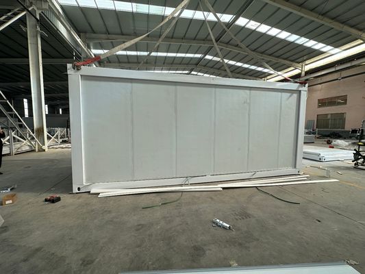 Поставка современный дизайн стиль 20 40ft Prefab Rock Wool Sandwich Panel Стальная рама Модульный Зигзаговый складной контейнерный дом