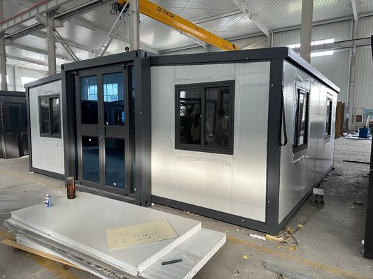 Контейнерный дом, расширяемый на 20 40 футов, уникально разработанный для портативного проживания, доступный и долговечный дизайн.