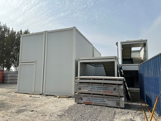 Мультифункциональные профессиональные поставки 40ft быстрая установка модульный плоский пакет контейнерный дом высокий рейтинг ветра префабрикованный домашний офис контейнер