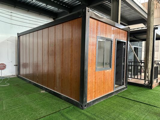 20ft Prefab Container House для больницы Плоская упаковка сэндвич панель дизайн