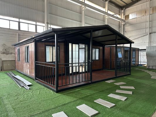 20 футов Готовый 2 спальни портативный сборный расширяемый контейнерный дом для офисного здания Структура и эффективность