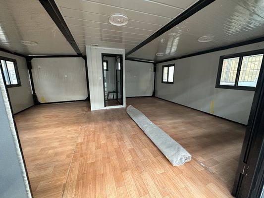 Установка Гибкая сборка Многофункциональный 40ft 20ft ветроустойчивый сборный расширяемый дом с ванной и кухней