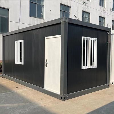 Отсоединительный контейнерный дом 20ft 40ft низкоуглеродный энергосберегающий модульный дизайн рамы стальной современные дома для гостиничной промышленности