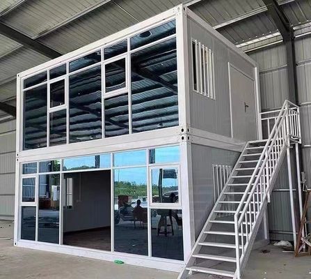 Современный жилой Detachable Container House с звукоизоляцией и низкоуглеродистой стальной рамой в белом или индивидуальном цвете