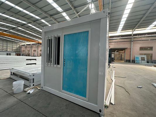 Стальная рама Легкая сборка 20ft 40ft Маленькие дома Сайт Офис Контейнерные дома с длительным сроком службы