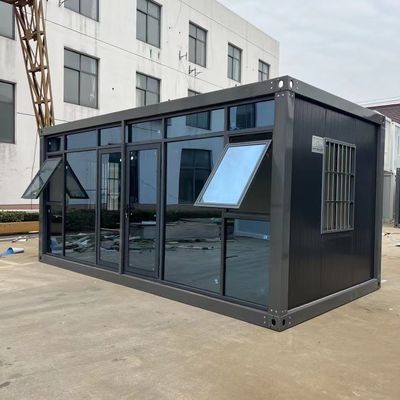 Низкоуглеродный роскошный съемный контейнерный офисный дом на заказ 20FT / 40FT дизайн с местным стандартным электричеством