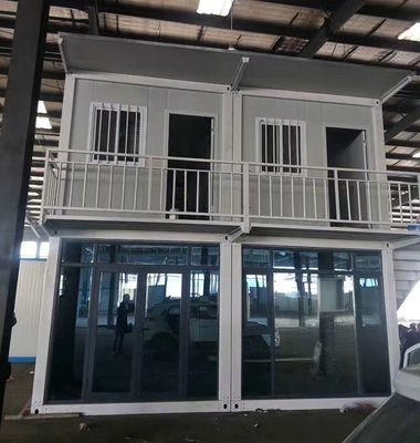 Низкоуглеродный роскошный съемный контейнерный офисный дом на заказ 20FT / 40FT дизайн с местным стандартным электричеством