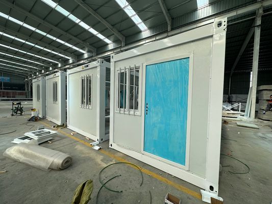 20FT/40FT настраиваемый модульный дом комфортабельный тепло- и звукоизоляционный складной контейнер с низкой энергосбережением