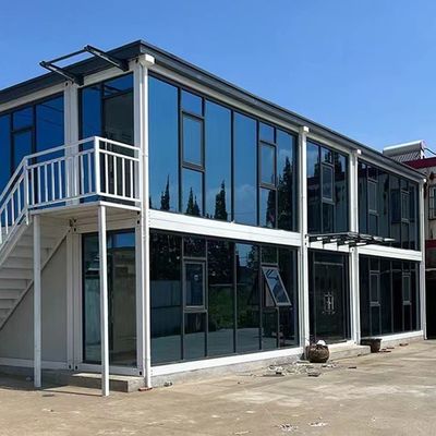 Современный дизайн отделения контейнерный дом с легкой сборкой и оцинкованной стальной рамы