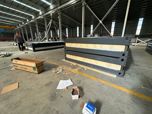 40ft 20ft Fast Install Flat Pack Storage Container for Office High Wind Rating Container House Дома в белом
