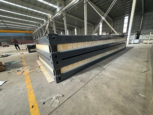 Сэндвич-панель Быстрая сборка Современные сборные дома Контейнеры Плоская упаковка с оцинкованным стальным каркасом