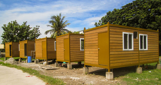 Быстрая сборка Flat Pack Container House Вилла с толстой структурой и оцинкованной стальной рамой