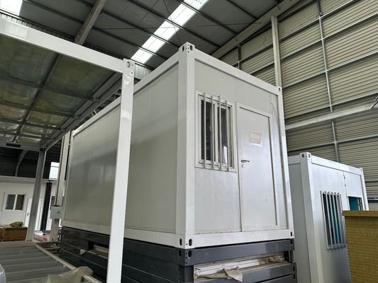 Быстрая сборка Flat Pack Container House Вилла с толстой структурой и оцинкованной стальной рамой