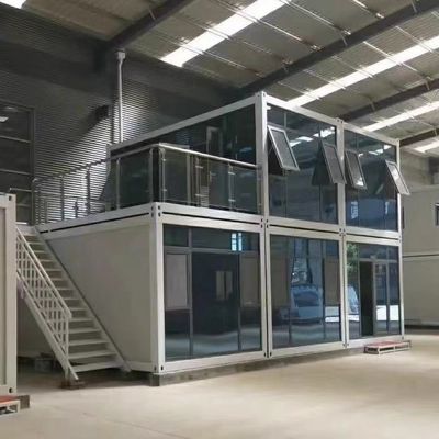 15-30 лет Продолжительность службы Luxury Container House Предварительно изготовленные плоские дома с индивидуальным цветом