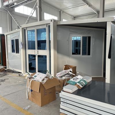 40ft расширяемый контейнерный дом складной крошечный дом с дверью безопасности