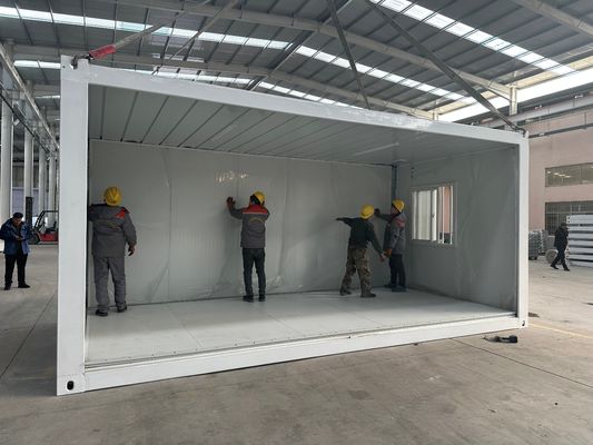 Мультифункциональный 20ft складной контейнерный дом Алюминиевое окно портативное и ржавчина влагостойкое для спальни на улице