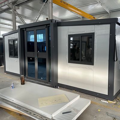 Дом Дом Гостиница 20 40ft Легко установить Модульный контейнер Дом теплоизоляция Легкая сталь Сборный дом