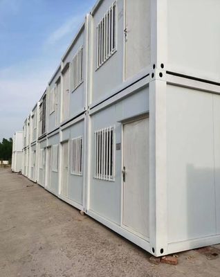 Портативный мобильный дом Предварительно сконструированный офис Контейнерные дома Плоская упаковка Контейнерный дом с ванной быстро установить преимущество