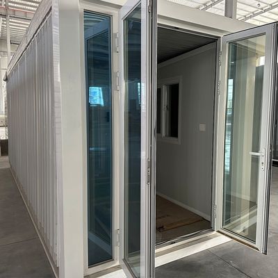 20ft 40ft расширяемый контейнерный дом роскошный жилой дом с оцинкованным стеклянным панелем и стандартной толщиной