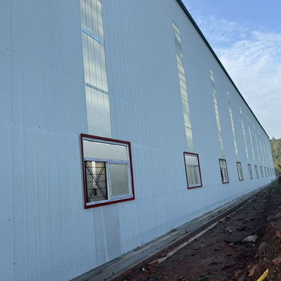 Мастерская по производству стальной конструкции Большой квадратный метр Стальный склад с широким диапазоном и стилем промышленного дизайна