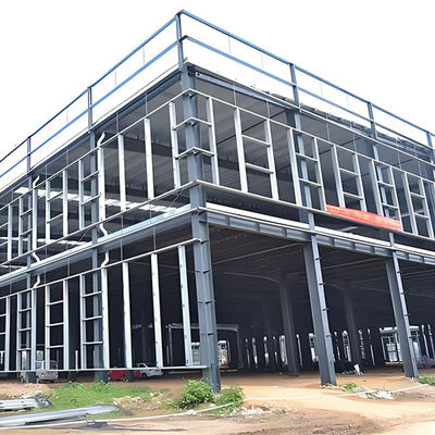 Мастерская по производству стальной конструкции Большой квадратный метр Стальный склад с широким диапазоном и стилем промышленного дизайна