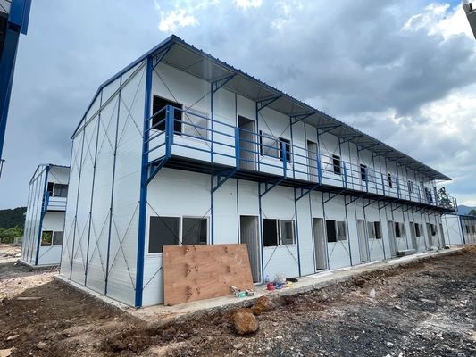 Четырехугольный виллы дом Вьетнам рамы Дом-двухэтажный дом 20FT / 40FT