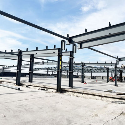 Заготовительное здание Стальная конструкция Хранилище с легкой сталью Q345 Q235 Главная рама