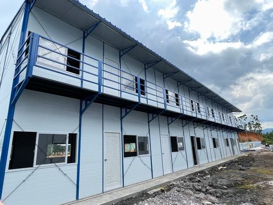 Современный роскошный стальный дом с алюминиевым окном и стальной дверью