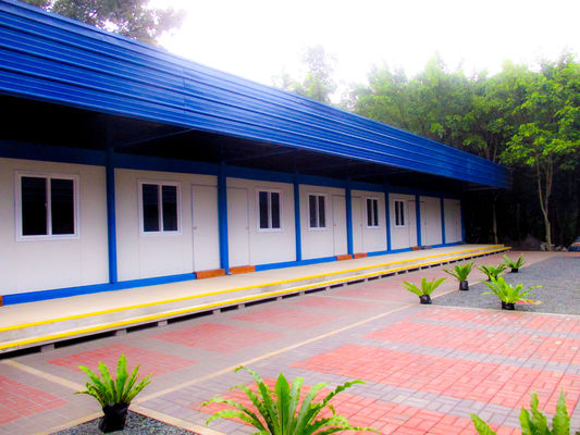 Быстрый перевозки сборный садовый дом с 50/75/100 мм волновой сэндвич панель и легкой стальной структуры рамы