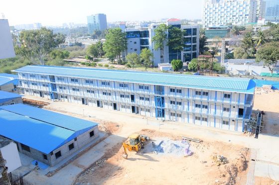 Быстрый перевозки сборный садовый дом с 50/75/100 мм волновой сэндвич панель и легкой стальной структуры рамы